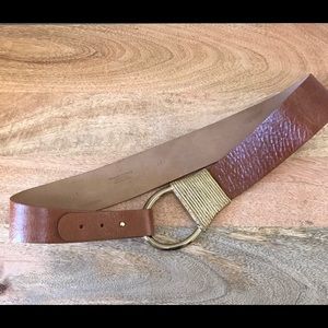 Anthropologie Streets Ahead Leather Belt